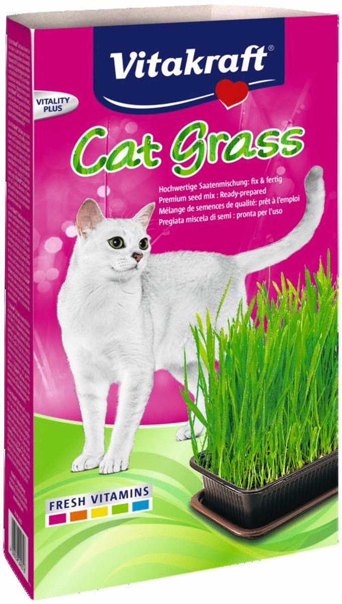 Vitakraft Cat-Gras - Spijsverteringsmiddel - 1 x 120 g