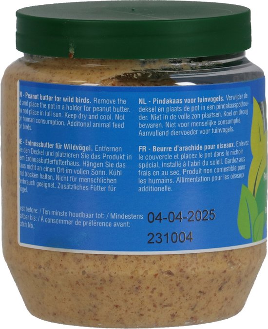 Beurre de cacahuète pour oiseaux Allbirds&Co - Nourriture pour oiseaux de jardin - 340 g