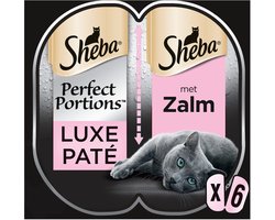 Sheba Perfect Portions Kattenvoer Natvoer Luxe Zalm Paté 112,5 gr