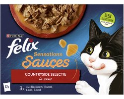 Felix Sensations Sauces Countryside Selectie in Saus 12 x 85 gr