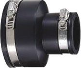 YushengTai Valpijp, dakgoot, flexibele verlenging, uitbreidingsset, valpijpverlengingen, flexibel, rond, voor regenpijp 80/100 mm, rekbare regengoot, verlenging van 47 tot 300 cm (zwart, 2 stuks