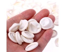 Knaak Latex Vingerbeschermer Wit 100 Stuks - Vingerbeschermer - Vinger Condoom - Pedicure