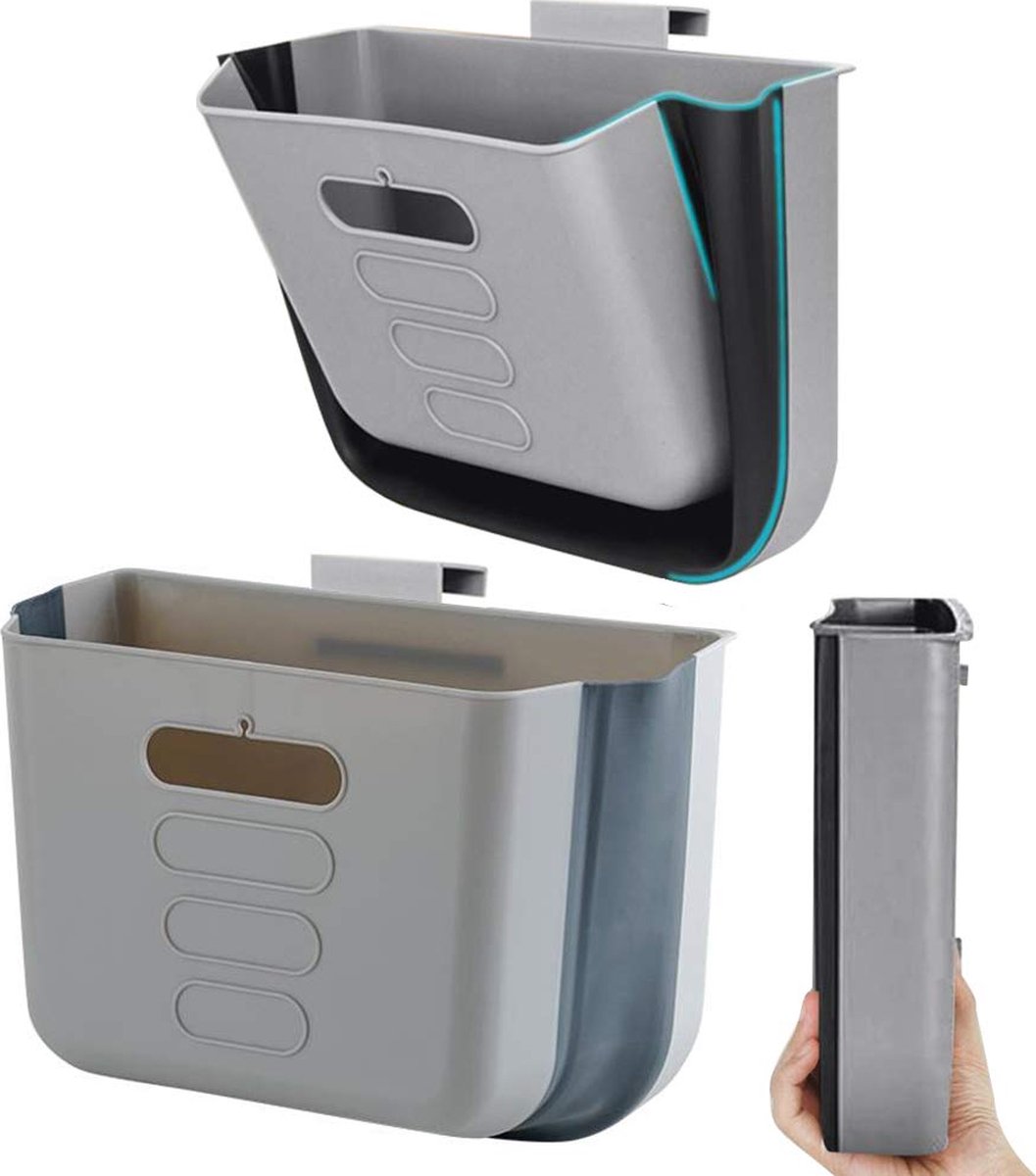 Goedkoopste Goodivery ® Opvouwbare Muurafvalbak voor Keuken en Badkamer met Veelzijdige Ophangopties