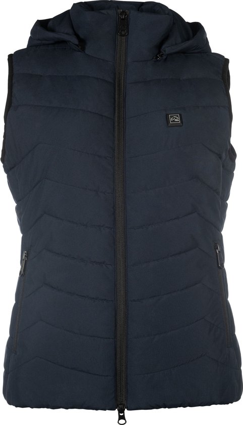 HKM - Bodywarmer Chauffant - Haute Température - Style - Bleu Foncé - Taille XXL