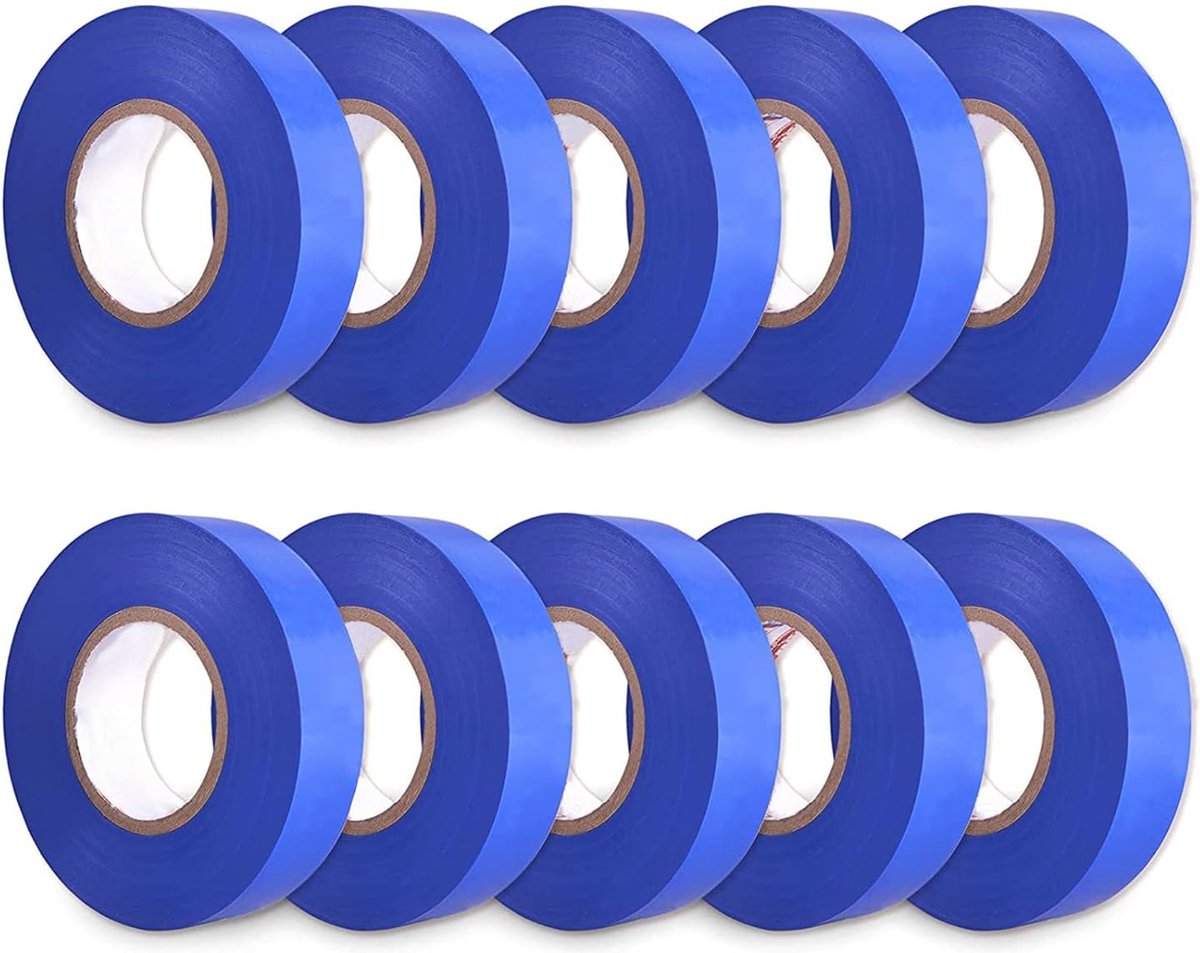 PVC Elektrische Isolatietape 19mm x 10m - Hoge Temperatuur en Vlamvertraging