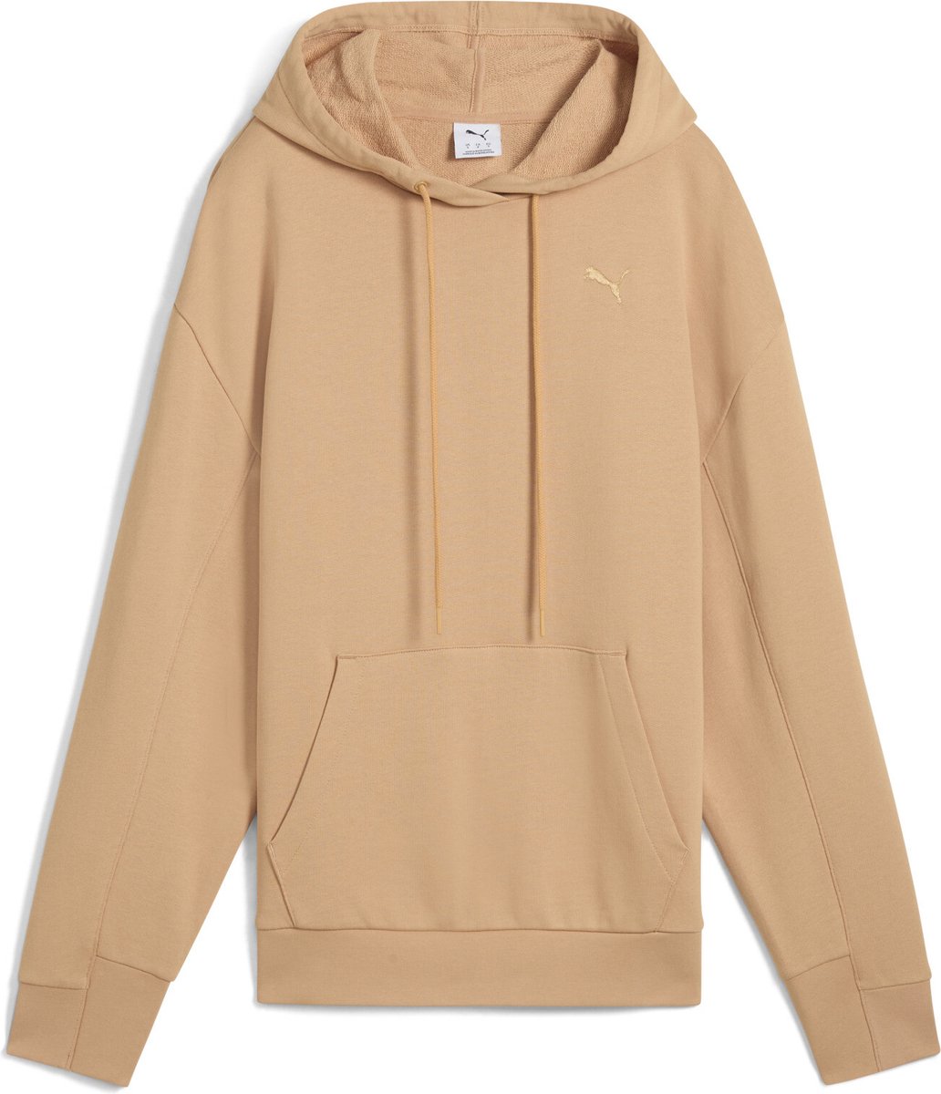 PUMA HER Relaxed Hoodie TR Dames sporttrui Warm Beige