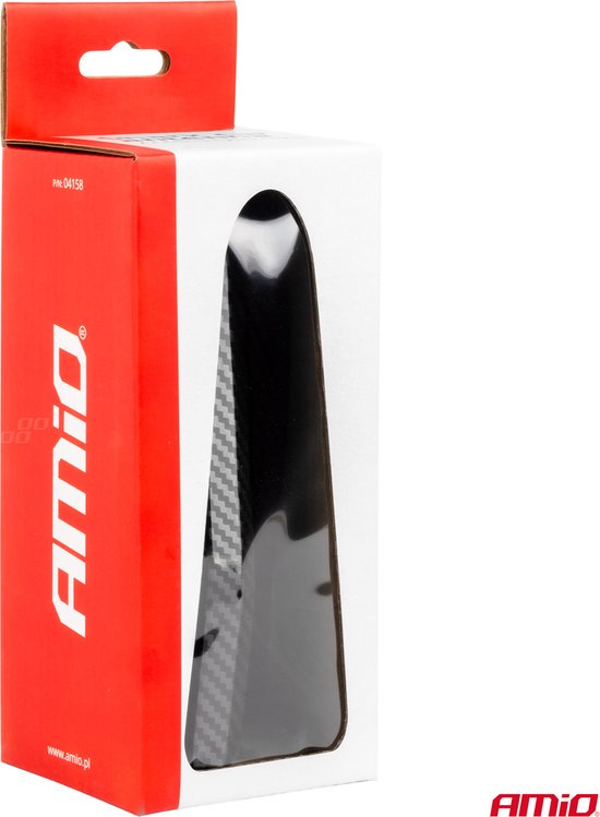 AMiO Universele Haaienvin Autoradio AM-FM Antenne Carbon van AMiO — afbeelding 2