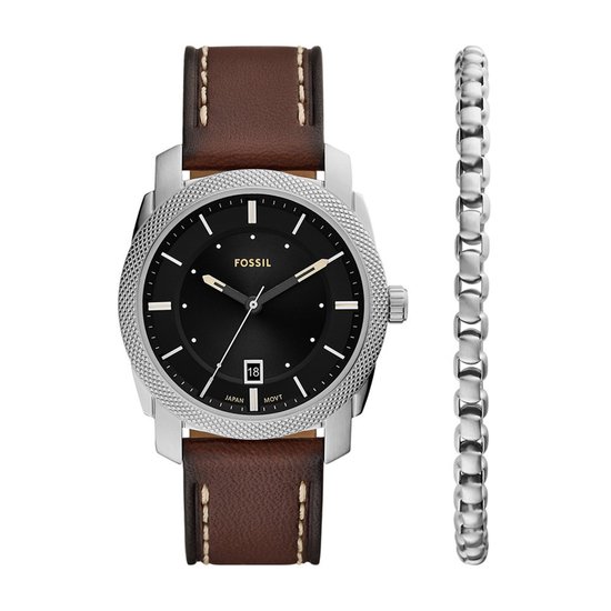 FOSSIL Heren Horloge geschenkset Bruin bol