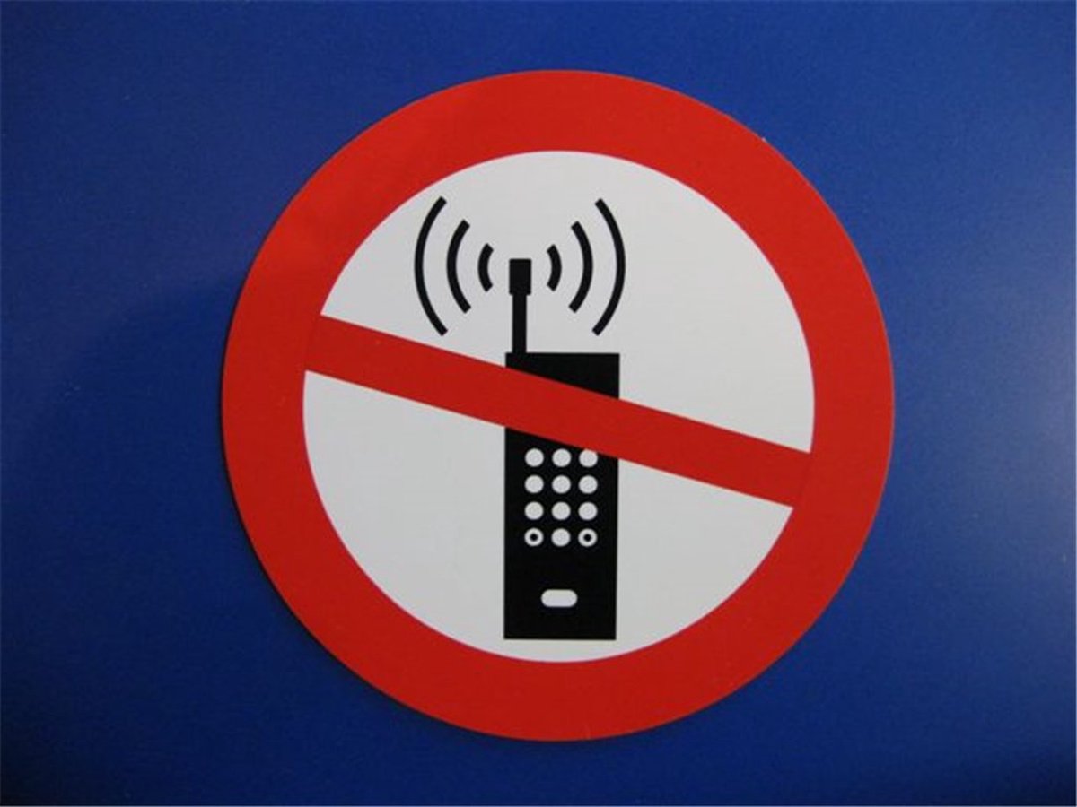 Bord Rond 23,6 Pvc Telefoneren Verboden