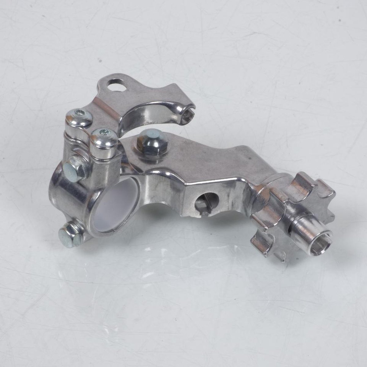 bihr linkerkap voor motor yamaha 450 wrf 2005 t/m 2017 l18-450 / gepolijst aluminium zonder hendel nieuw