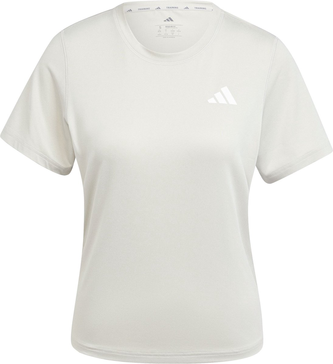 ADIDAS te 3s crew tee Training t-shirt korte mouw dames Grijs