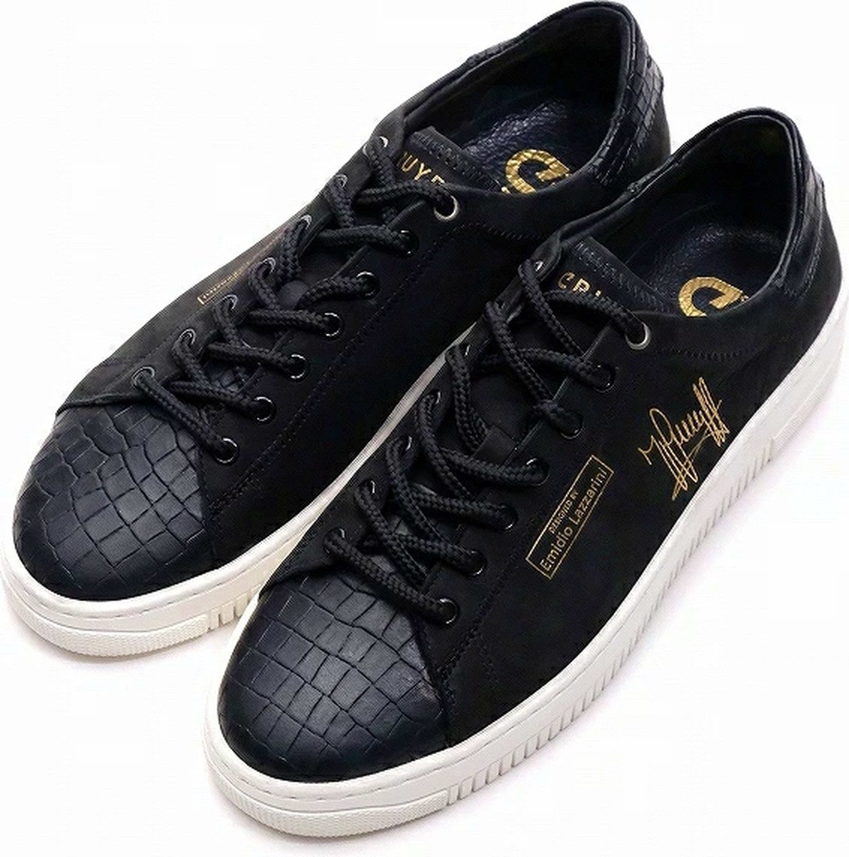 Cruyff Schoenen Heren JOAN Sneakers Luxe Handgemaakte Schoenen in Zwart