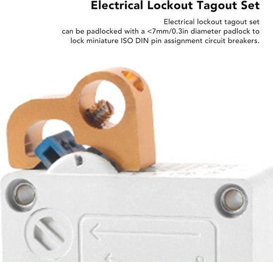 Lockout Tagout Kit - Lock Aluminiumlegering - Micro Elektrisch Lockout ...