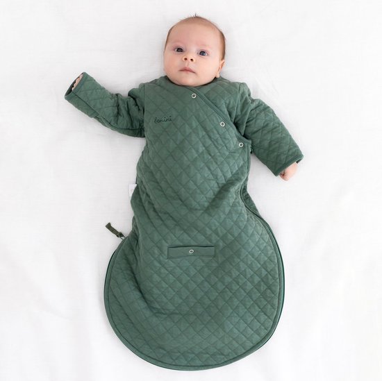 BEMINI Babyslaapzak - MAGIC BAG 1-4m - TOG 1.5 - Gewatteerd comfort - Green van Bemini — afbeelding 3