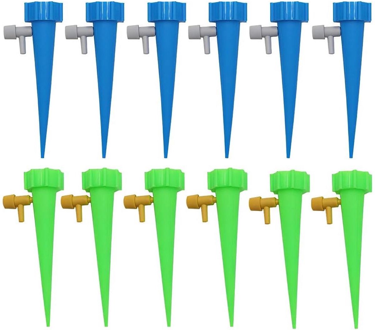 Druppelirrigatie voor potten - Verstelbaar en Automatisch - Set van 12 stuks .