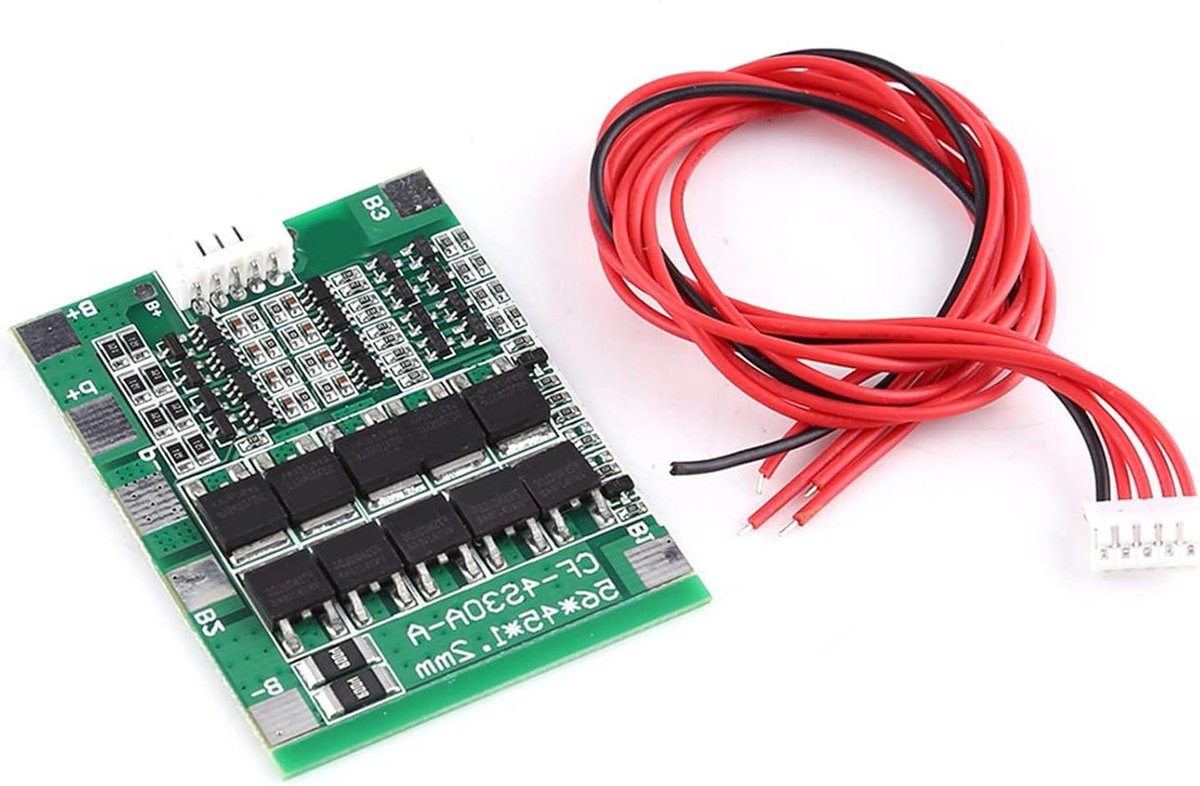 1S4P 14.8V 12V 30A Lithium Batterij Bms Pcb Bescherming Draadbalans - Html Content .