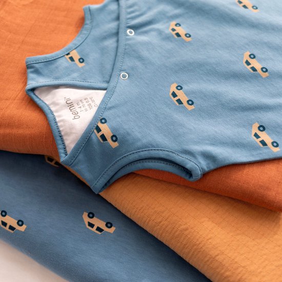 BEMINI Gigoteuse - MAGIC BAG 1-4m - TOG 0.5 - Jersey - Mario turquoise