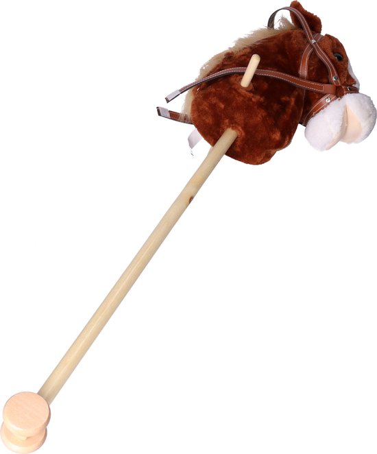 Happy People Stokpaard Bruin Met Geluid 90 Cm van Happy People — afbeelding 3