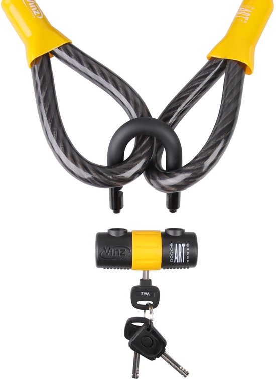 VINZ Kibo Kabelslot ART Keurmerk - 3 Meter Lang - VBV & CCV Goedgekeurd Bootslot Verzekering - Multifunctioneel - 20mm Dikke Kabel - 300cm van VINZ — afbeelding 5