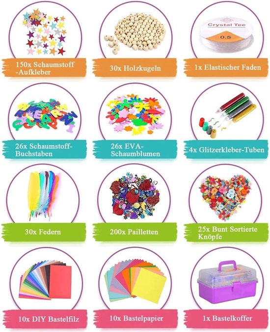 SPOOKY KNUTSELSET - Congé Bricolé - Knutselmateriaal voor kinderen