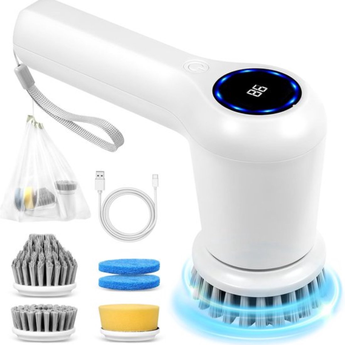 Goedkoopste Elektrische Schoonmaakborstel - Elektrische Schrobber - Elektrische Scrubber - Elektrische Schrobborstel - Electrische Schoonmaakborstel - Electrische Schrobborstel