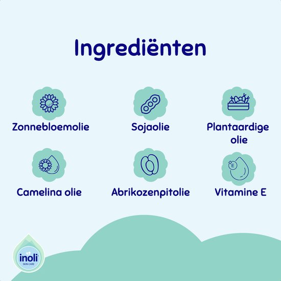 Inoli Skincare - Inoli Badolie voor Droge en Gevoelige Huid 100ml - Babybenodigdheden van Inoli — afbeelding 4