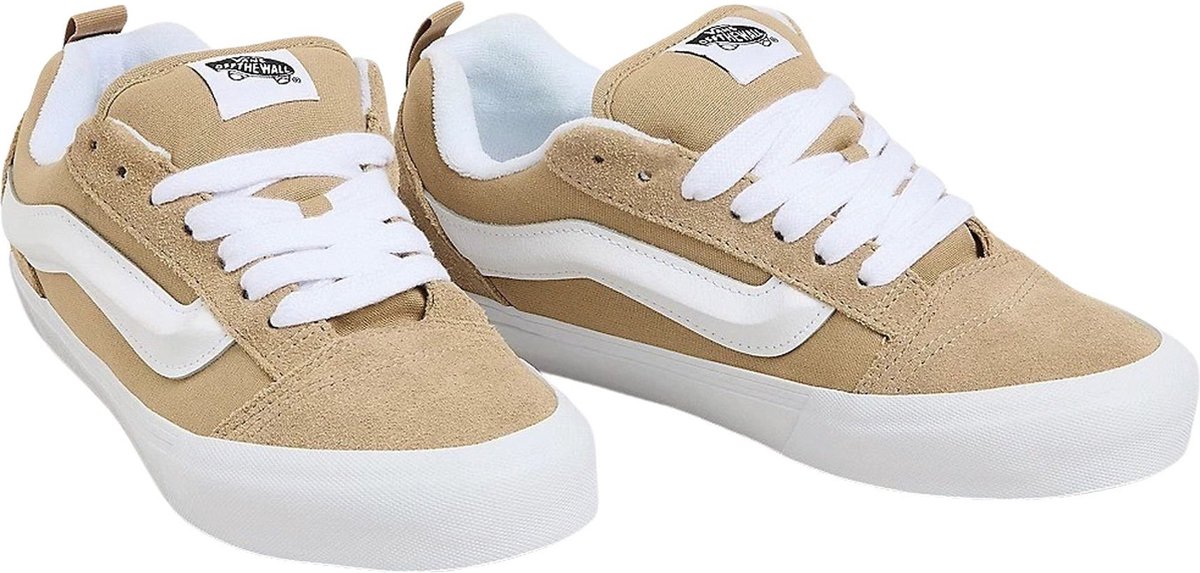 Style 112 Suede Canvas Skate Shoes Sneakers Beige