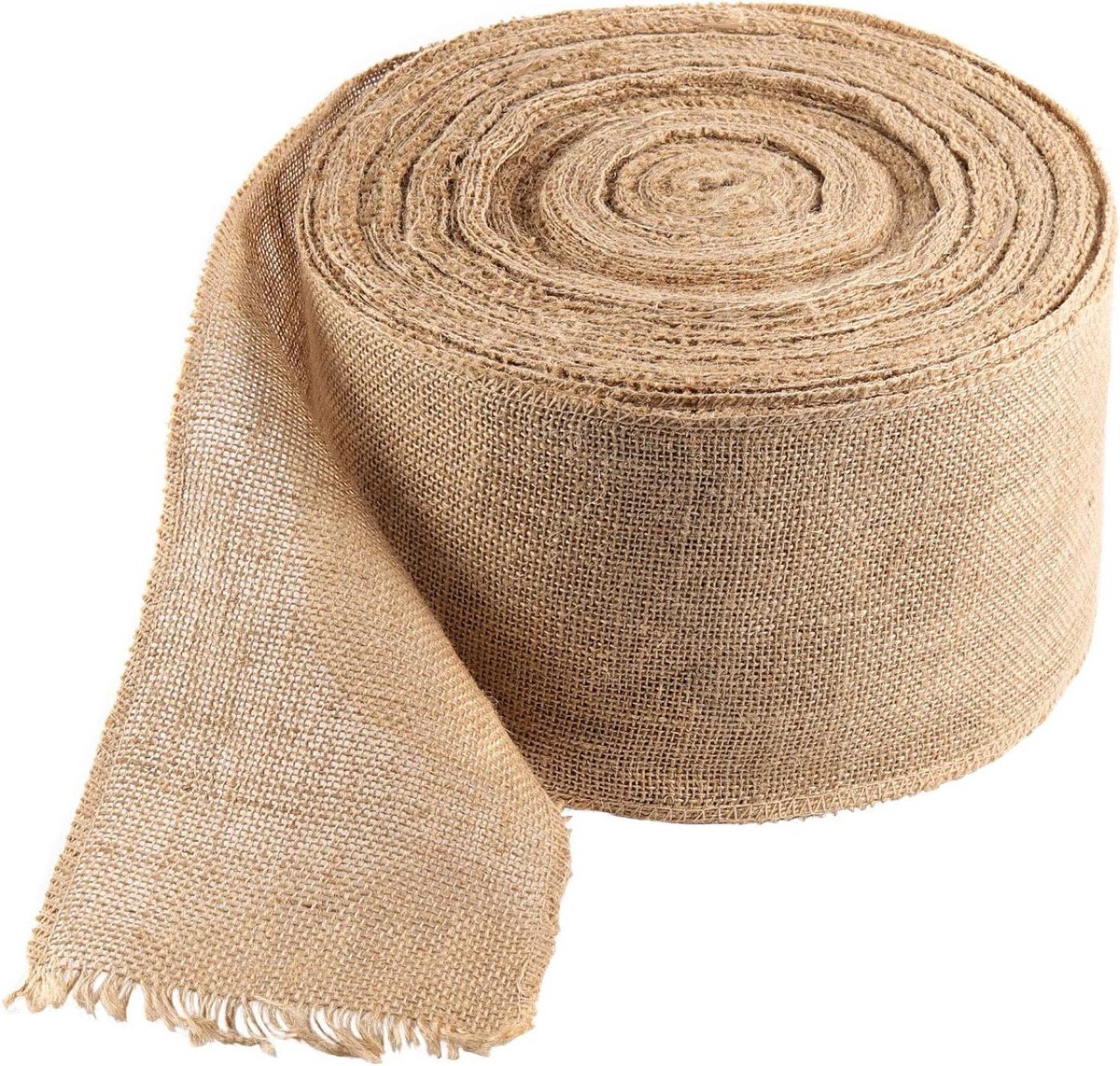 15 cm x 25 m jute natuurlijke jute lint rol - tafeldecoratie feest ambacht