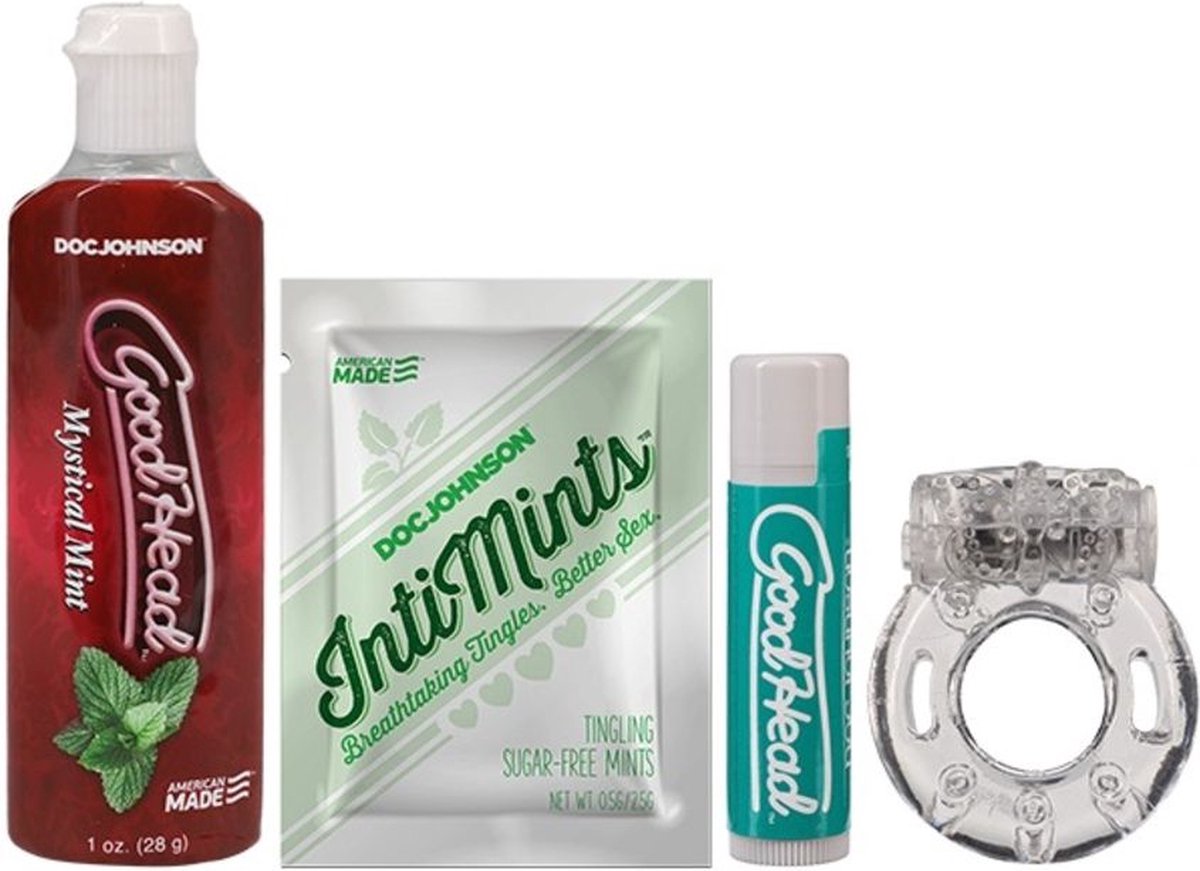 Goedkoopste Doc Johnson - GoodHead Suck It Kit - Mint