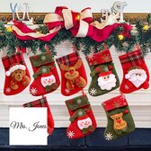 Lot De 3 Bottes De Noël, Chaussettes De Noël à Suspendre, Chaussettes De Cheminée Pour Remplir Et Suspendre Des Cadeaux Pour Noël - Maison