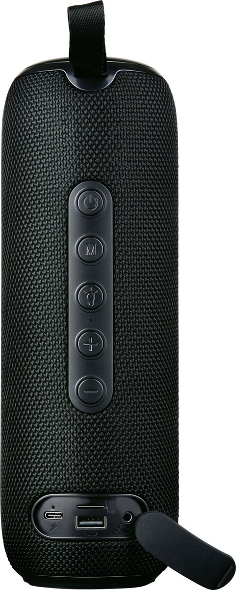 Bluetooth Speaker met RGB Licht - Draagbare Partybox 2.5 Uur Batterijduur - Party Speaker met USB-C, Aux en TF-Kaart - Licht in 8 Verschillende Kleuren - 8,5 x 8,5 x 24,5 cm van Lifa Living — afbeelding 2