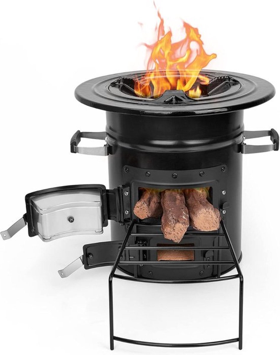 Rocket Stove - Camping Kachel - Camping Kooktoestel - Campingkooktoestellen - Camping Kookset - Buiten Koken