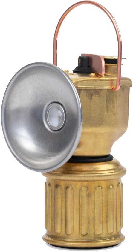 Barebones Miners Lantern Lamp Brass