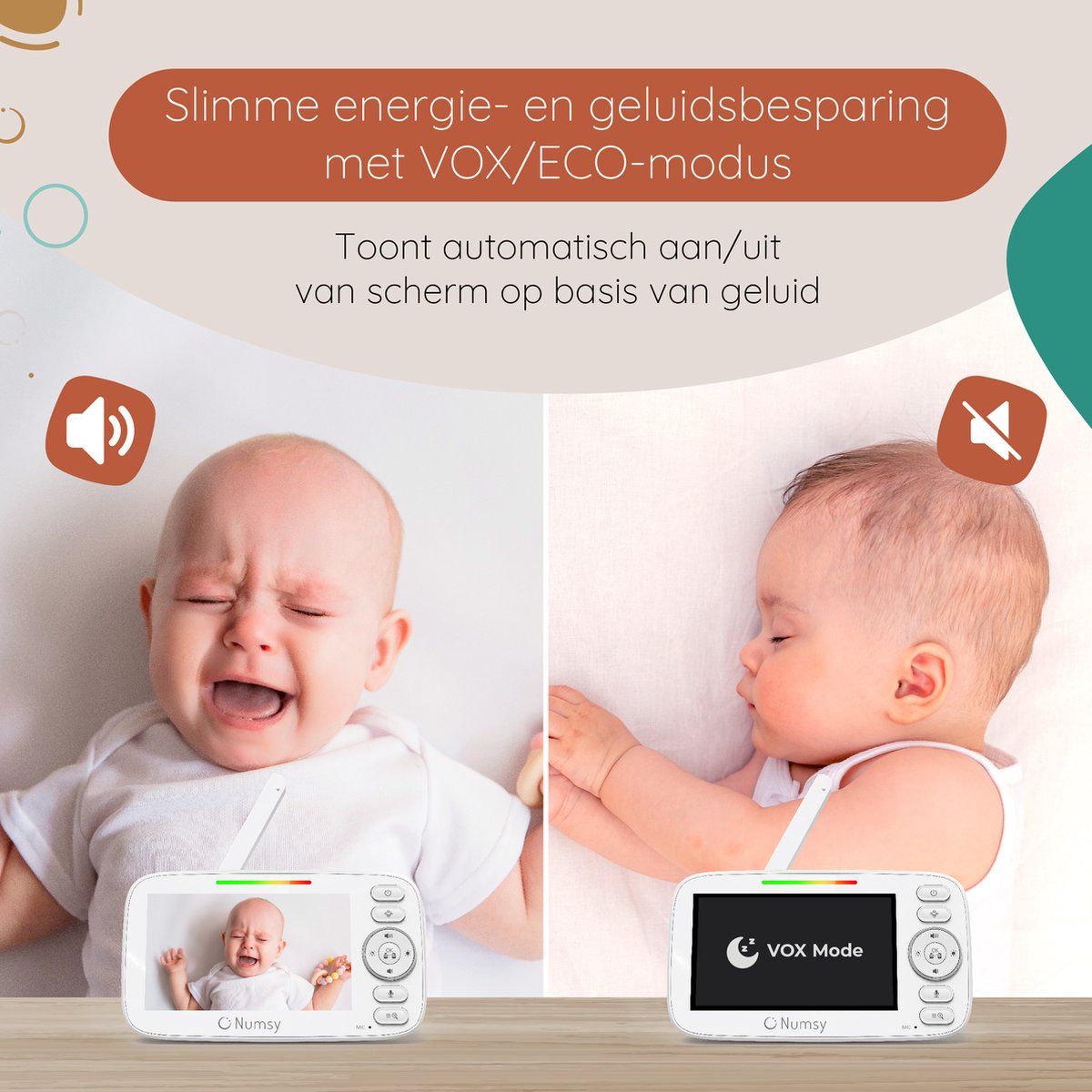 Numsy Parent Pro met lokale verbinding en 355° camera thumbnail 6