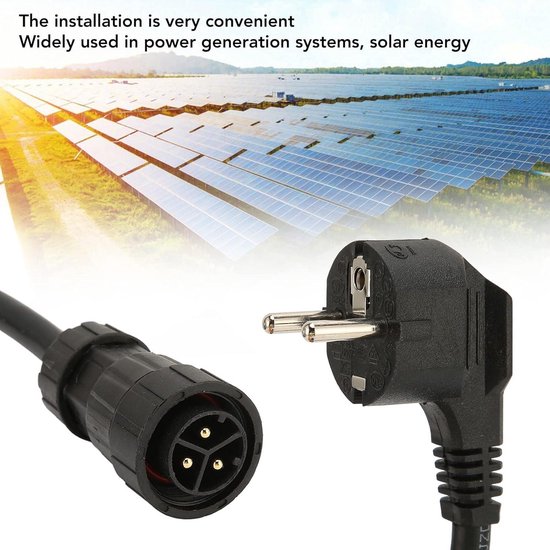 Allecto Plus - AC-kabel 10 meter fotovoltaïsche micro-omvormer - EU