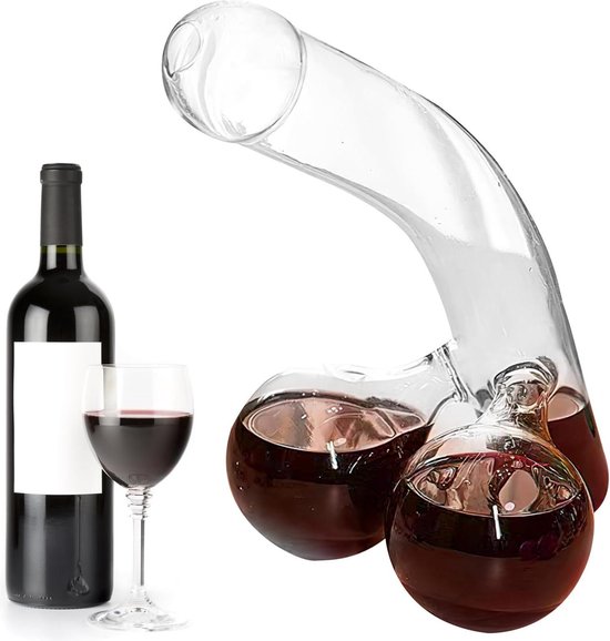 JINYISI Whisky karaf, paardentype whiskykaraf, borosilicaatglazen container, handgemaakte glazen whiskykaraf, geschikt voor tequila, brandewijn, bourbon, rum containers
