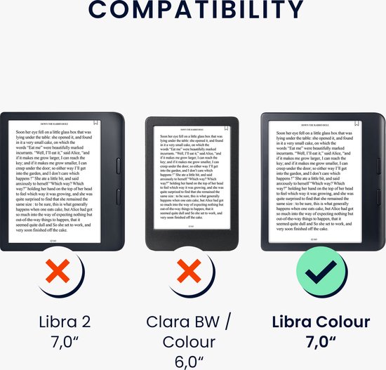 kwmobile e-reader hoesje geschikt voor Kobo Libra Colour hoes - E reader flip case met magnetische sluiting - Ereader cover - Vintage Travel design in bruin / lichtbruin van Merkloos — afbeelding 4