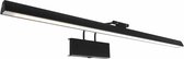 Applique Litho grande LED | 2 lumières | 60 cm | métal | Noir | inclinable | lampe de salon | design contemporain