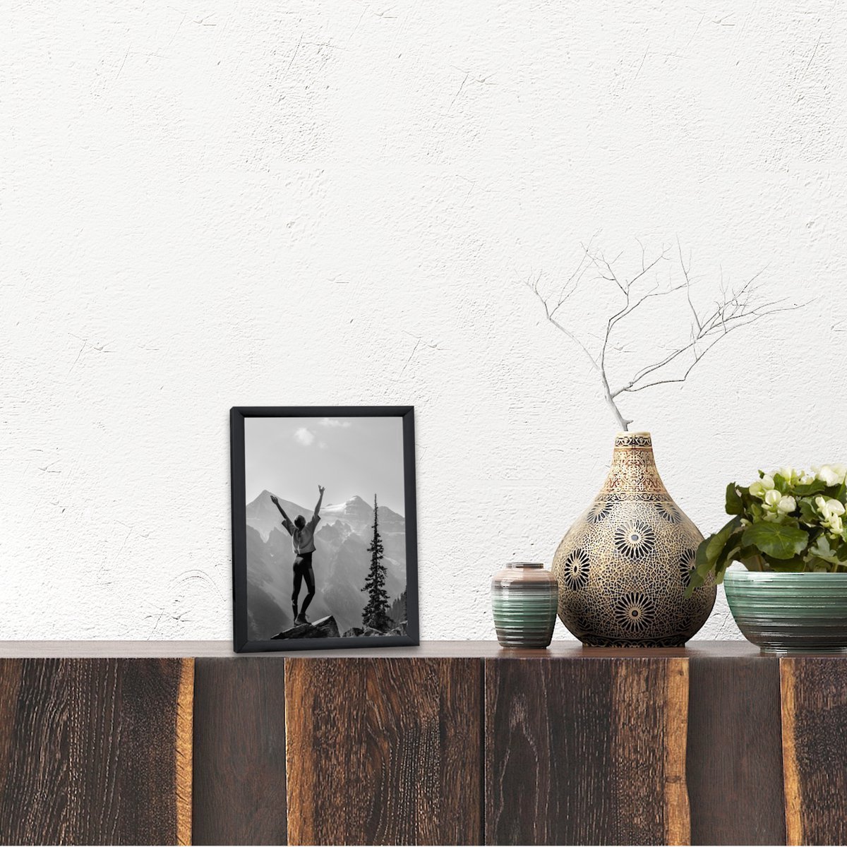 Zep Kunststof Fotolijst New Easy Zwart - Fotolijst - Voordeelverpakking 4 stuks