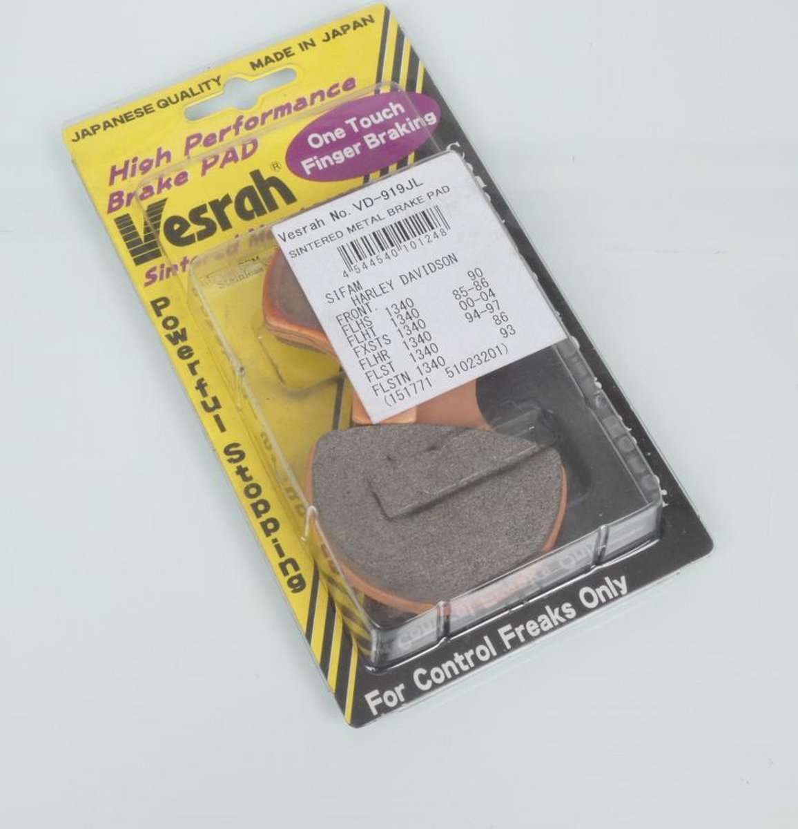 vesrah remblok voor harley davidson 1340 fxlr 1987-1988 av nieuw