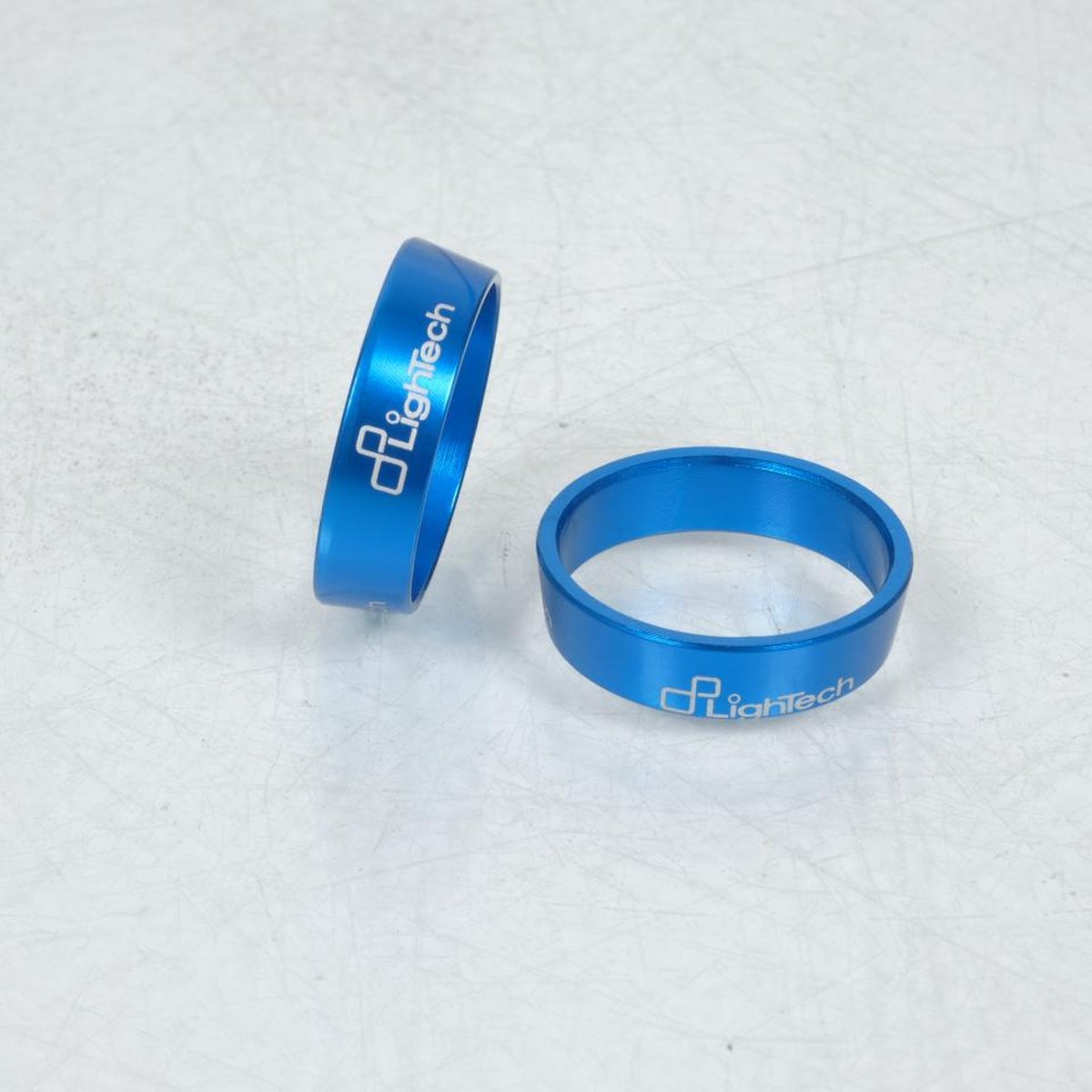 Paire inserts embout guidon bleu Lightech pour scooter Yamaha 530 T-Max 2012 à 2019 RKTM300 Neuf