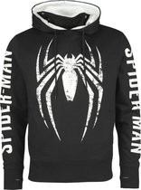 Sweat à capuche pour homme avec logo Spider-Man Game - Noir/Gris - L