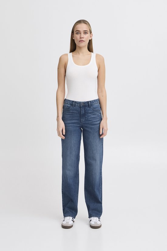 Jeans Twiggy Straight Long - Blue Medium - Taille 32 XL