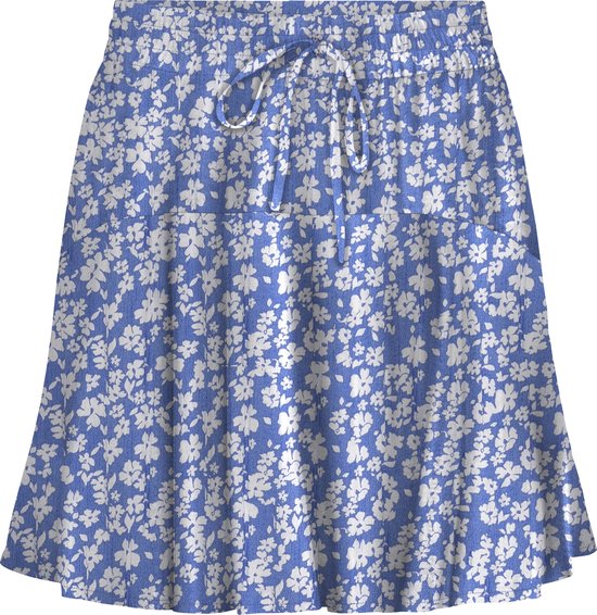 Only Broek Onlnala Life Skort Wvn Noos 15322967 Marina/white Flower Dames Maat - XS