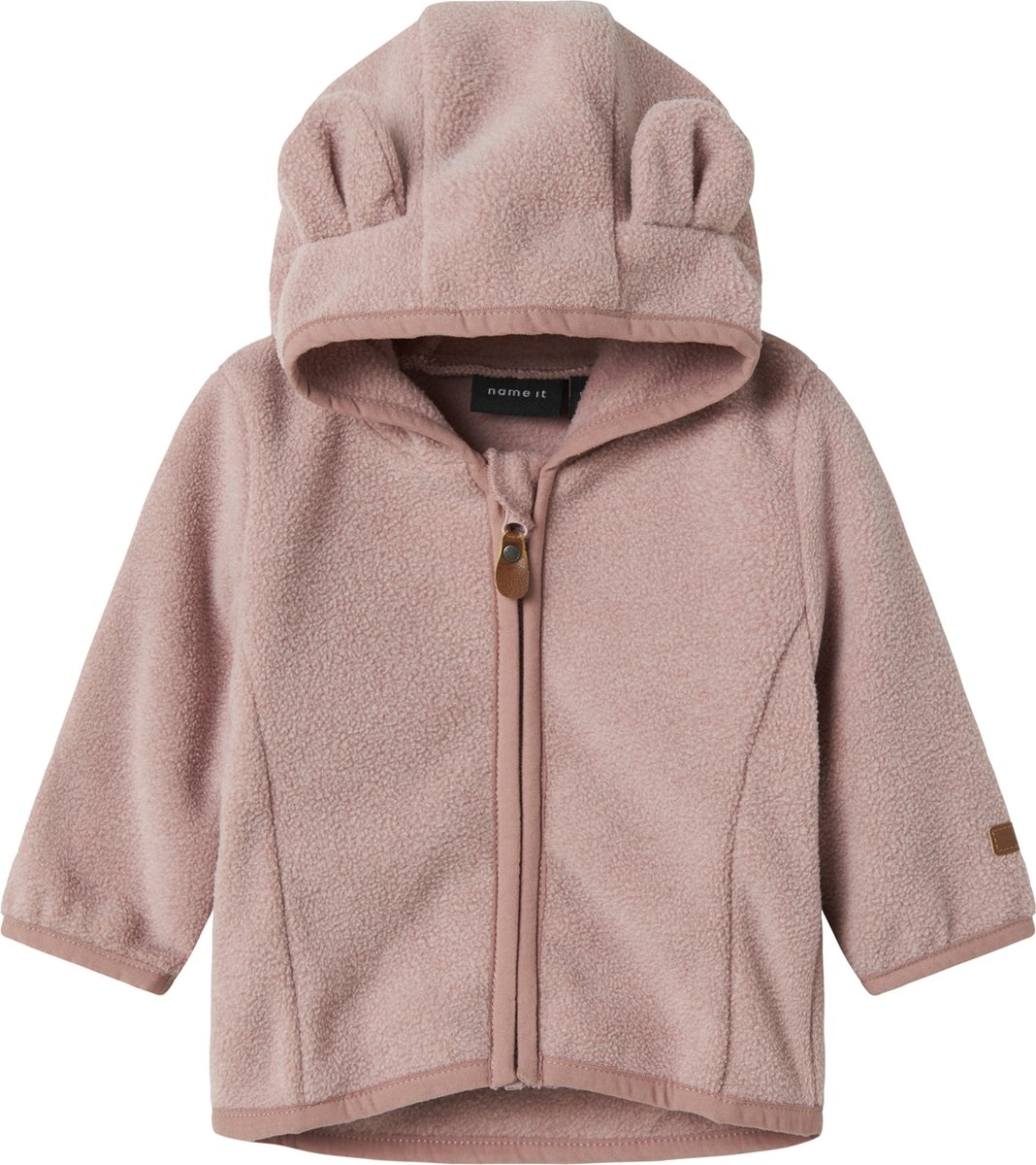 NAME IT - NBNMEEKO FLEECE JACKET MELANGE NOOS Unisex Jas