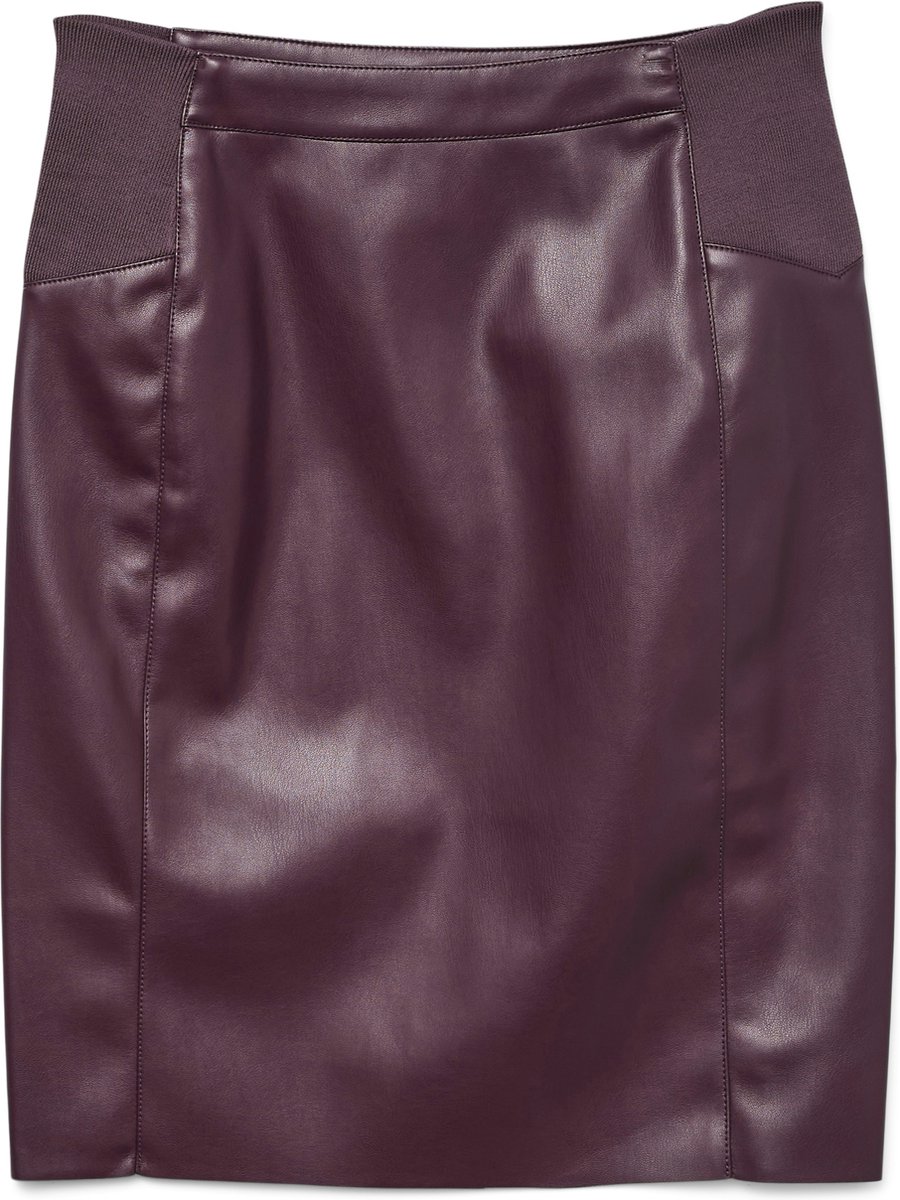 VERO MODA - VMBUTTERSIA HW COATED SKIRT NOOS - Dames - Rokken