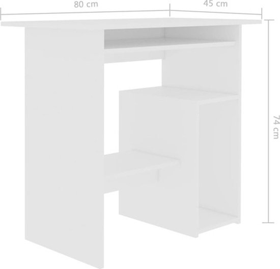 Bureau Chêne sonoma 90x40x72 cm Bois d'ingénierie