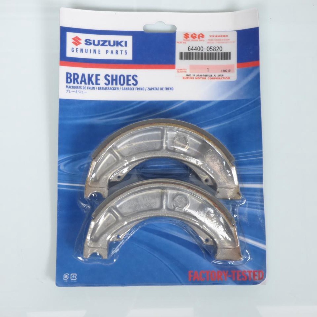 originele remschoen voor suzuki 250 ltz quad 2004 tot 2009 ar / 64400-05820 nieuw