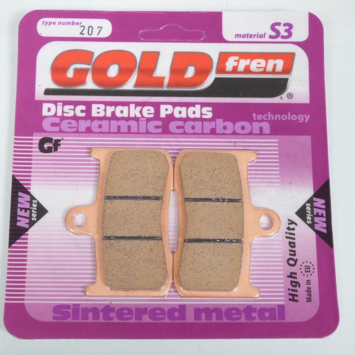 goud fren remblok voor motorfiets victory 1634 vegas jackpot 2008 tot 2009 avg/avd nieuw
