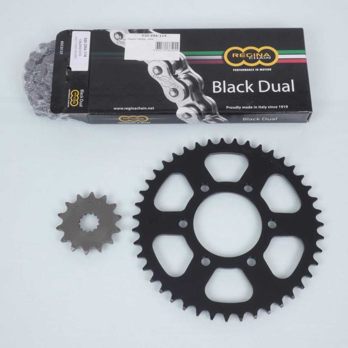 Kit chaîne Regina pour Moto Kawasaki 650 Ninja Euro4/5 2017 à 2025 Neuf